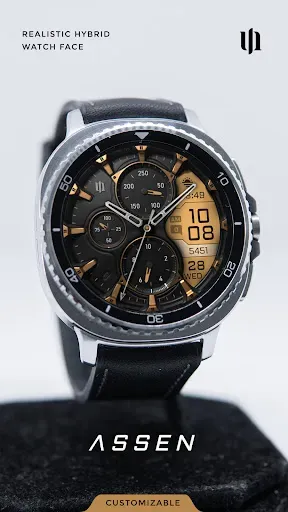 Скриншот 1 — S4U Assen - Hybrid watch face