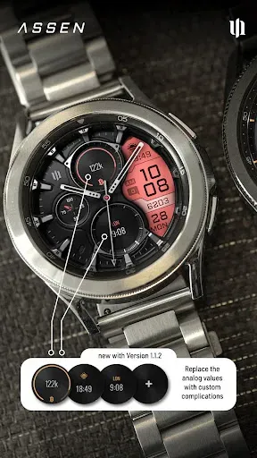 Скриншот 4 — S4U Assen - Hybrid watch face