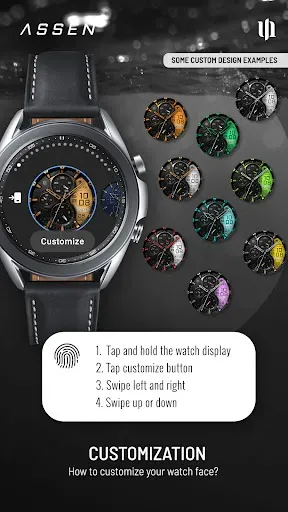 Скриншот 7 — S4U Assen - Hybrid watch face