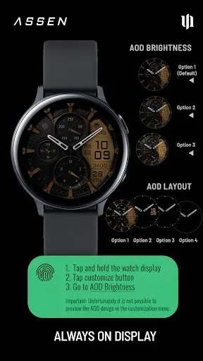 Скриншот 8 — S4U Assen - Hybrid watch face