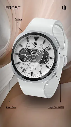 Скриншот 3 — S4U Frost - classic watch face