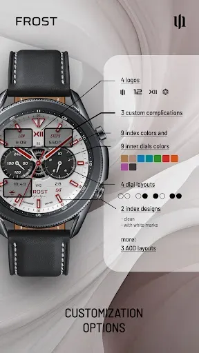 Скриншот 5 — S4U Frost - classic watch face