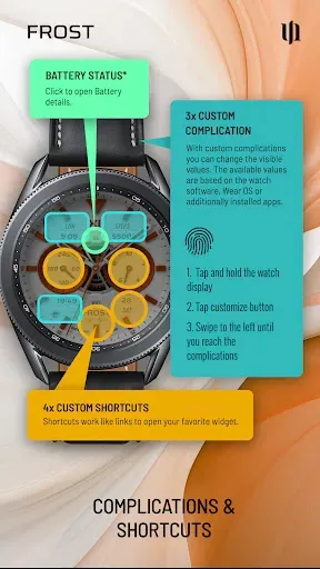 Скриншот 6 — S4U Frost - classic watch face