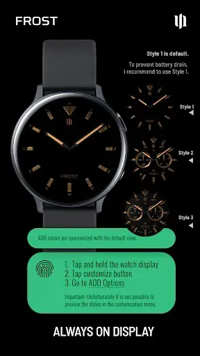 Скриншот 7 — S4U Frost - classic watch face