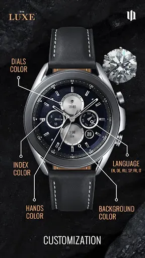 Скриншот 3 — S4U Luxe - Analog watch face