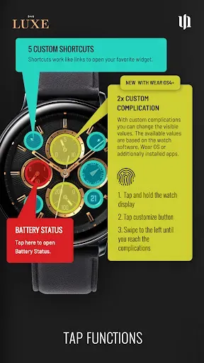 Скриншот 4 — S4U Luxe - Analog watch face