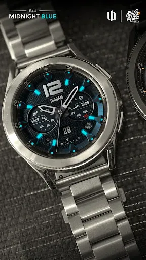 Скриншот 5 — S4U Midnight Blue - watch face