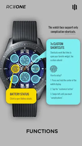 Скриншот 4 — S4U RC ONE - Retro watch face