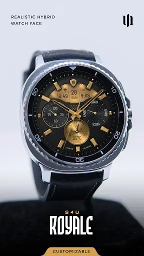 Скриншот 1 — S4U Royale - hybrid watch face