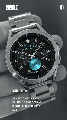 Скриншот 2 — S4U Royale - hybrid watch face