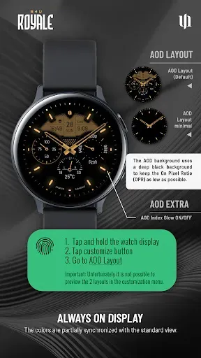 Скриншот 7 — S4U Royale - hybrid watch face