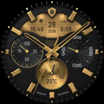 Скриншот 8 — S4U Royale - hybrid watch face