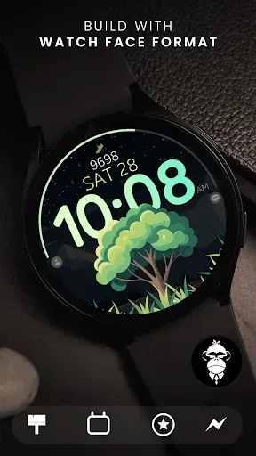 Скриншот 6 — Tree Steps digital watch face