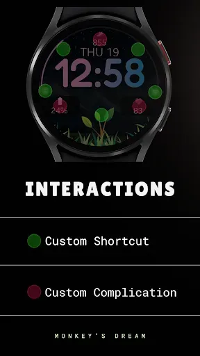 Скриншот 8 — Tree Steps digital watch face