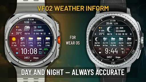 Скриншот 2 — VF02 Weather Inform Watch Face