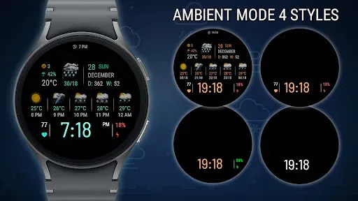 Скриншот 5 — VF02 Weather Inform Watch Face