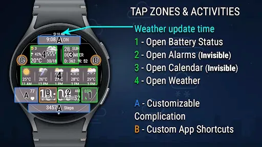 Скриншот 6 — VF02 Weather Inform Watch Face