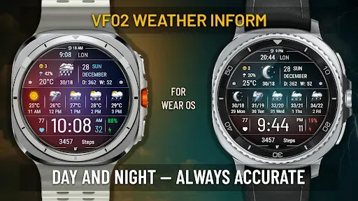 Скриншот 8 — VF02 Weather Inform Watch Face