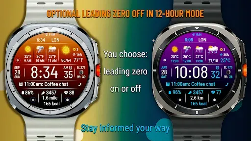 Скриншот 4 — VF Weather Inform Watch Face