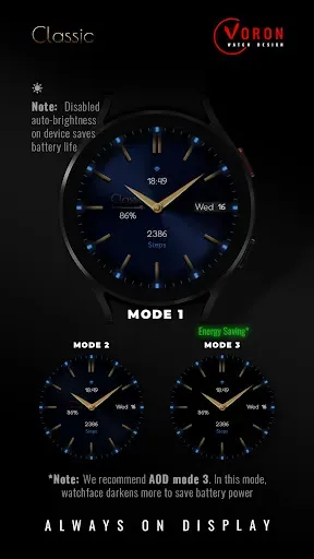 Скриншот 7 — Voron CLASSIC Watch Face