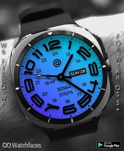 Скриншот 2 — W6 Field Watch Face Wear OS 5+