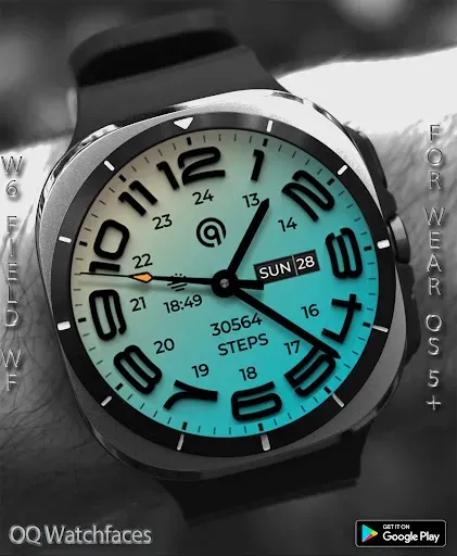 Скриншот 3 — W6 Field Watch Face Wear OS 5+