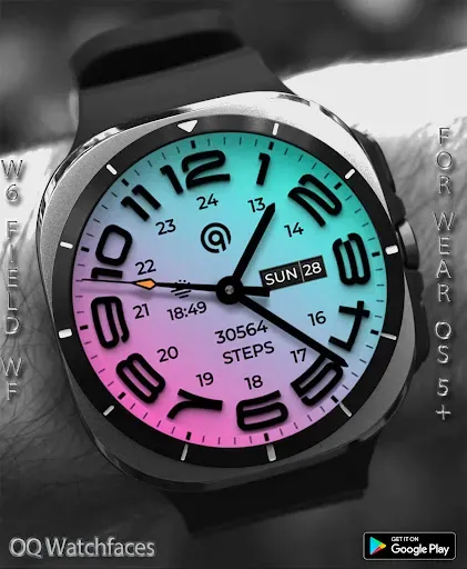 Скриншот 4 — W6 Field Watch Face Wear OS 5+