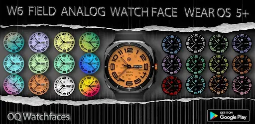 Скриншот 8 — W6 Field Watch Face Wear OS 5+