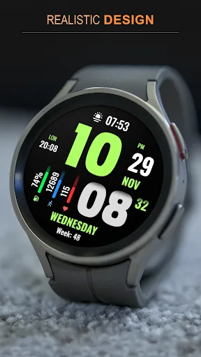 Скриншот 5 — WFP 219 Stylish watch face