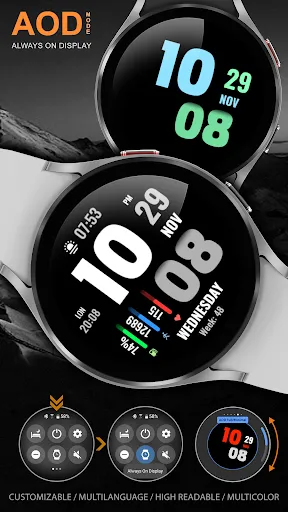 Скриншот 8 — WFP 219 Stylish watch face