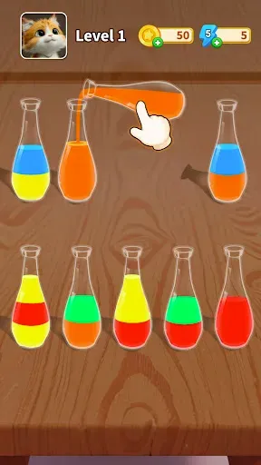 Скриншот 1 — Just Pour! - Water Sort Puzzle