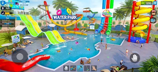Скриншот 1 — Waterpark Swimming Simulator