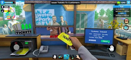 Скриншот 2 — Waterpark Swimming Simulator