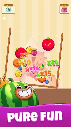 Скриншот 4 — Fruit Clash - Фруктовая Игра