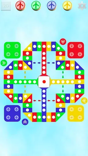 Скриншот 3 — Ludo 3D - Aeroplane Chess