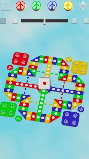 Скриншот 4 — Ludo 3D - Aeroplane Chess