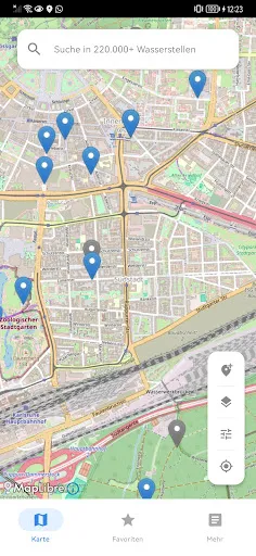 Скриншот 1 — Watrify - Trinkwasser finden