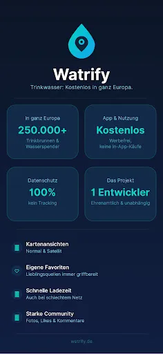 Скриншот 2 — Watrify - Trinkwasser finden