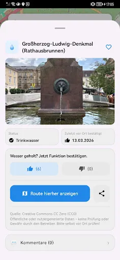 Скриншот 3 — Watrify - Trinkwasser finden