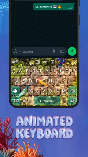 Скриншот 3 — 3D Fish Tank Live Wallpaper
