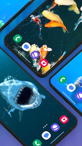 Скриншот 6 — 3D Fish Tank Live Wallpaper