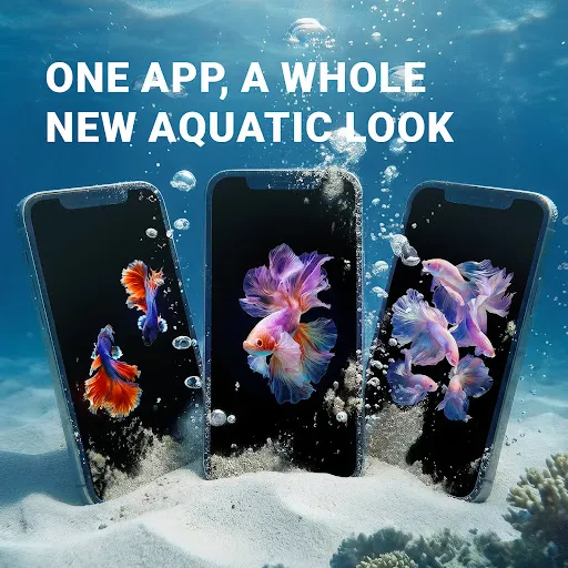 Скриншот 6 — Fish Live Wallpaper 4K