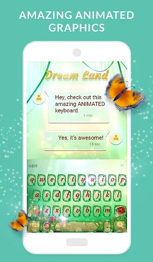 Скриншот 4 — Wave Animated Keyboard + Emoji