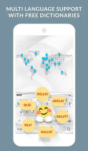 Скриншот 5 — Wave Animated Keyboard + Emoji