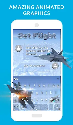 Скриншот 6 — Wave Animated Keyboard + Emoji