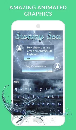 Скриншот 7 — Wave Animated Keyboard + Emoji