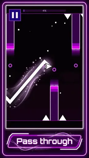 Скриншот 1 — Wave Dash: Geometry Rush