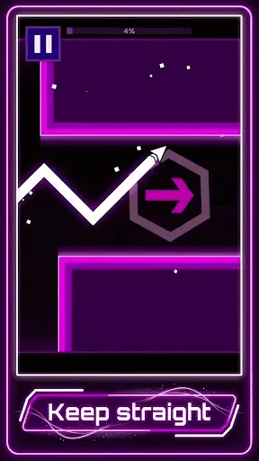 Скриншот 3 — Wave Dash: Geometry Rush