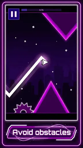 Скриншот 4 — Wave Dash: Geometry Rush
