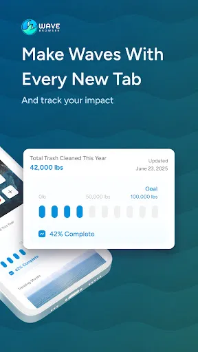 Скриншот 2 — Wave Browser: Save the Ocean